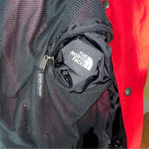 Vintage The North Face Hydroseal Red Black Ski Jacket Men's L Waterproof Y2K - Picture 7 of 11